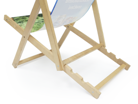 Promo Wooden Deckchair without an armres