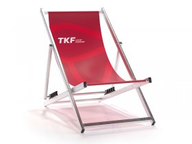 Aluminium Deckchair without an armres