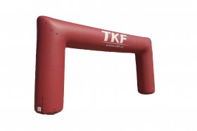 Rectangular-shaped inflatable gate