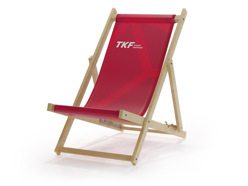 Promo Wooden Deckchair without an armres